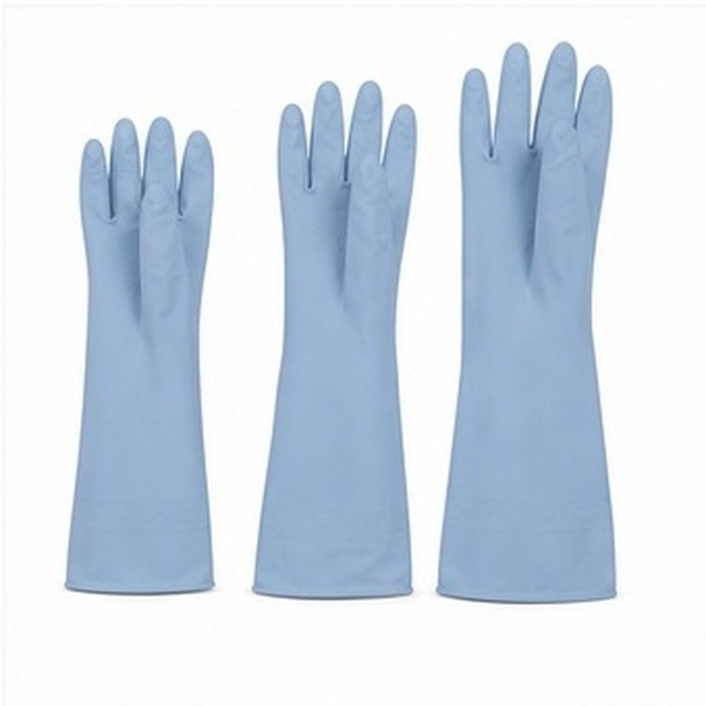 Dish Glove Rubber - 3 paires de gants longs pour