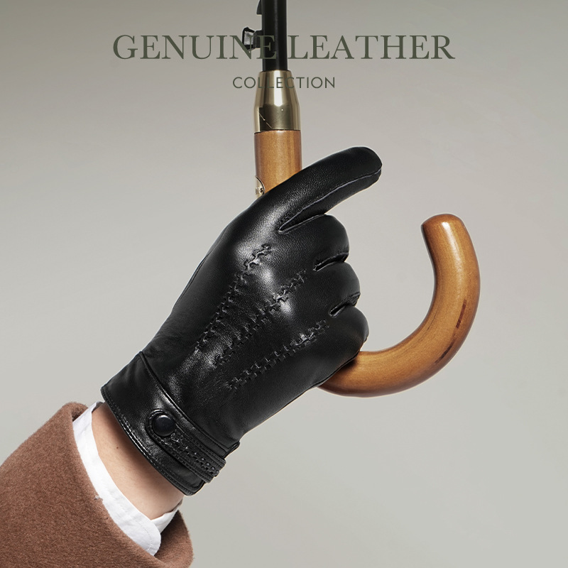 Gants en cuir véritable pour h - Leather Driving Glove avis et prix