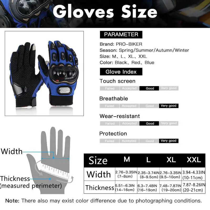 Gants de moto et de cyclisme à - Motorcycle Glove Knuckle avis et prix